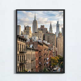 Cuadro Ciudad Horizonte de Manhattan | Fotografía Urbana NYC